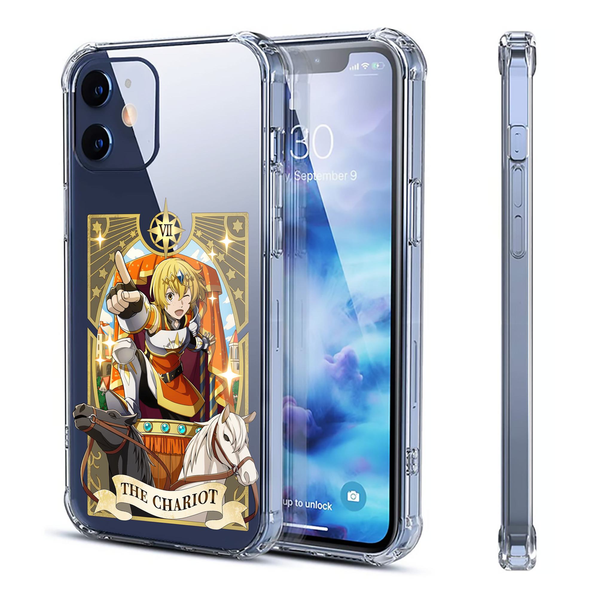 （画像用） 文豪ストレイドッグス Bungo Stray Dogs 【iPhone 12シリーズ対応】透明スマホケース（クリアソフトケース）